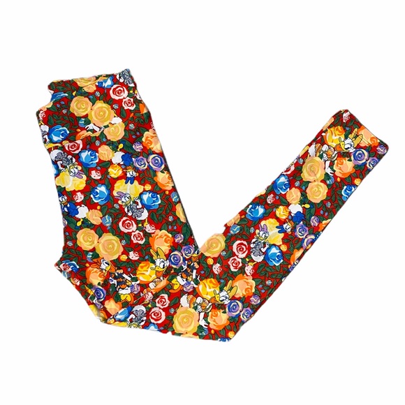 Disney’s Daisy Duck and Roses Leggings - Picture 2 of 4